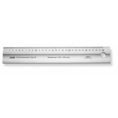 Линейка модель 418 1000/50/5,0 мм, широкий, алюминий, Scala