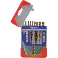 Tivoly 11454170004 metal drill bit set HSS, 10 mm