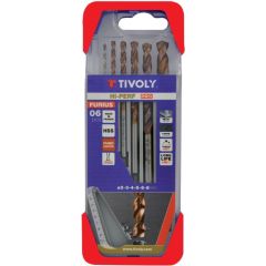 Tivoly 11454170005 metal drill bit set HSS, 8 mm