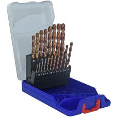 Tivoly 11454170015 metal drill bit set HSS, 1–10 mm