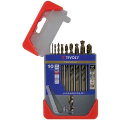 Tivoly 11468570001 metal drill bit set HSS, 1–10 mm