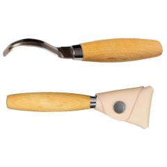 Нож для резьбы по дереву Morakniv® 163, ложкорез, радиус 25мм, заострен с двух сторон