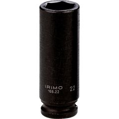 Deep hexagon impact socket 27mm 1/2" Irimo blister