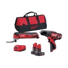 Tööriistade komplekt Milwaukee M12 BPP2D-402B