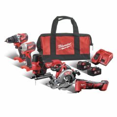 Milwaukee 4933471209 набор инструментов M18 FPP5K-502B