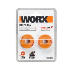 Катушки с леской Worx WA0004.1, 1,65 мм × 3 м, 2 шт.