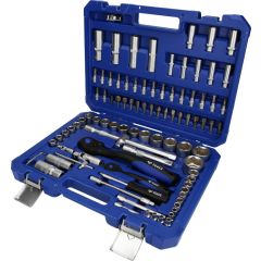 Brilliant Tools socket set, 1/4″ and 1/2″, 94 pieces