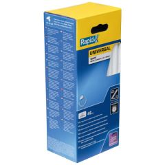 Liimipulgad 12x190mm, universaalne, valge, 48tk, Rapid