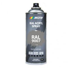 MOTIP RAL ACRYL läikiv akrüülspreivärv, hallalumiinium, RAL 9007, 400 ml