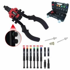 3 ühes needitangide komplekt, 15 osa, KS Tools