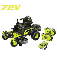 Nullpöörderaadiusega akumurutraktor Ryobi RY72ZTRX107-210