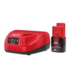 Milwaukee M12 NRG-201 battery and charger kit, 2.0 Ah