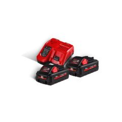 Akukomplekt + kiirlaadija, Milwaukee 2x 3.0Ah M18 HNRG-302