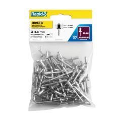 Neet alumiinum Al 4,8x10mm 100tk, Rapid