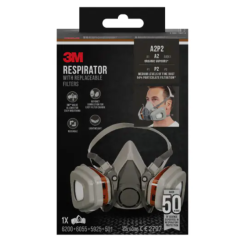 Poolmask 6200, keskmine, kasutamisvalmis komplekt 6200/M, 3M