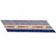 Ecomax 34° karkassinaelad 65×2,9 mm, sile, kuumtsink, 2000 tk
