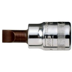 Socket driver 6709F for slotted screws 0,9x6,5mm 1/4"