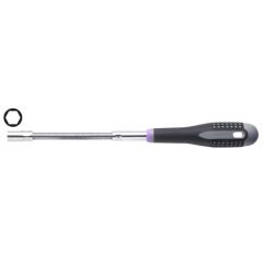 Nut screwdriver with flexible shank ERGO™ 6mm x 150mm