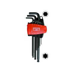 Offset keys set for Hex screws 1,5-10mm 9 pcs
