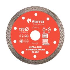 Алмазный диск ультратонкий Ferra X-Turbo для сухой и мокрой резки