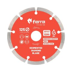 Алмазный диск сегментный Ferra для сухой резки
