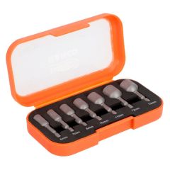 Hex Head Magnetic Power Nut Driver Socket Set, 1/4 – 7 pcs