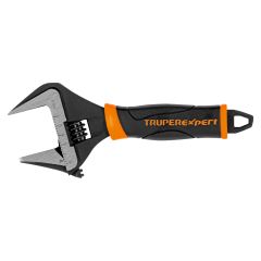 Adjustable wrench with extra wide jaw, 150mm Truper Expert®