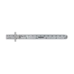 Truper RGL-15B линейка из нержавеющей стали, 15 см, см/дюймы