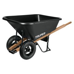 Truper TP-8 kahe rattaga aiakäru, plastvann, 175/227 l