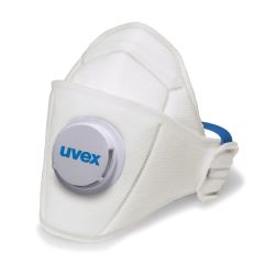 Uvex silv-Air Premium 5110 FFP1 volditav respiraator, klapiga, 3 tk