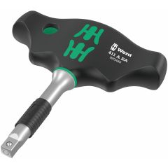 Wera 411 A RA narrega T-käepide 1/4" padrunvõtmetele