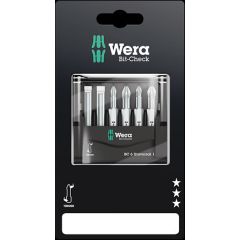 Wera Torsion Bit-Check 6 Universal 1, 50mm насадки, блистер