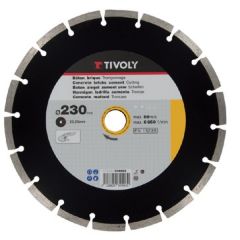 Diamond disc Tivoly segment 125x22,2mm