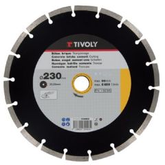 Diamond disc Tivoly segment 230x22,2x2mm