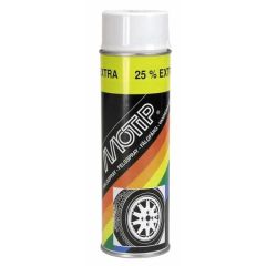 MOTIP WHEEL SPRAY veljevärv, valge, läikiv, 500 ml
