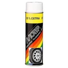 MOTIP WHEEL SPRAY veljevärv, must, läikiv, 500 ml