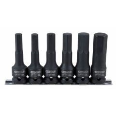 Löökotsakupadrunite komplekt 1/2´´, sisekuuskant HEX 8-19mm, KS Tools