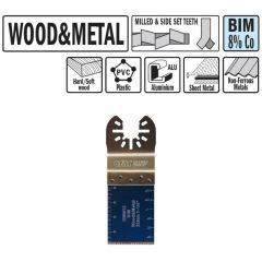 CMT OMM12-X1&CMT полотно для многофункционального инструмента, 32 мм, BiM