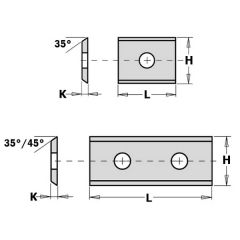 Blade 30x12x1.5 HM HC05, CMT