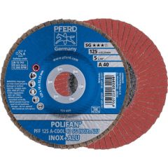 Lamellketas A COOL SG INOX+ALU 125mm P40 PFF, Pferd