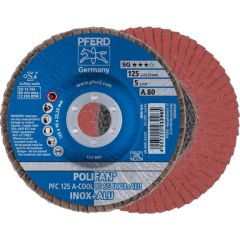 Lamellketas SG INOX+ALU 125mm P80 PFC, Pferd