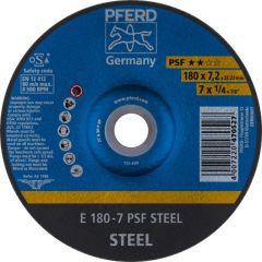 PFERD PSF STEEL зачистной круг по металлу, 180 × 7 мм