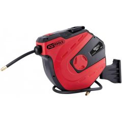 Suruõhuvoolikurull seinale D13mm, 15m +1,5m, 3/8´´ ühendus, KS Tools