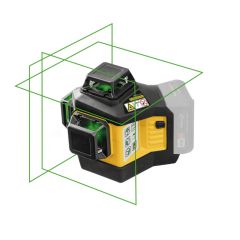 Ristjoonlaser LAX 600 G, 3x360° roheline kiir, karkass CAS, Stabila