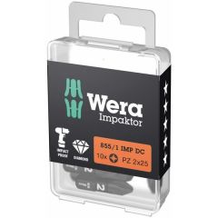 Otsak 1/4`` 855/1 IMP DC Impaktor, PZ 10 tk pakis 2x25, Wera