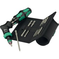 Wera Kraftform Kompakt Pistol RA-R 2 püstol-narrekruvikeeraja otsakutega (13 osa)