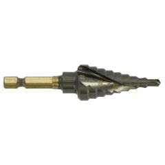 Astmeline puur HSS, Ø4-20 mm. Aste 2 mm. Laastusoon spiraalne. TiAlN katte. Shock-Series kuuskant saba