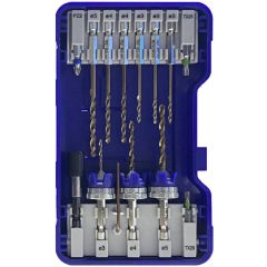 2-in-1 HSS wood/metal drill and countersink bit kits + 6 HSS drill bits + 3 stainless steel bits + accessories