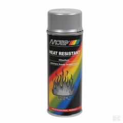 Kuumakindel värv Thermo Spray 800°C hõbe 400ml, Motip