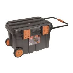 Plastic toolbox on wheels PTBW67 675x472x416mm 78L plastic latches